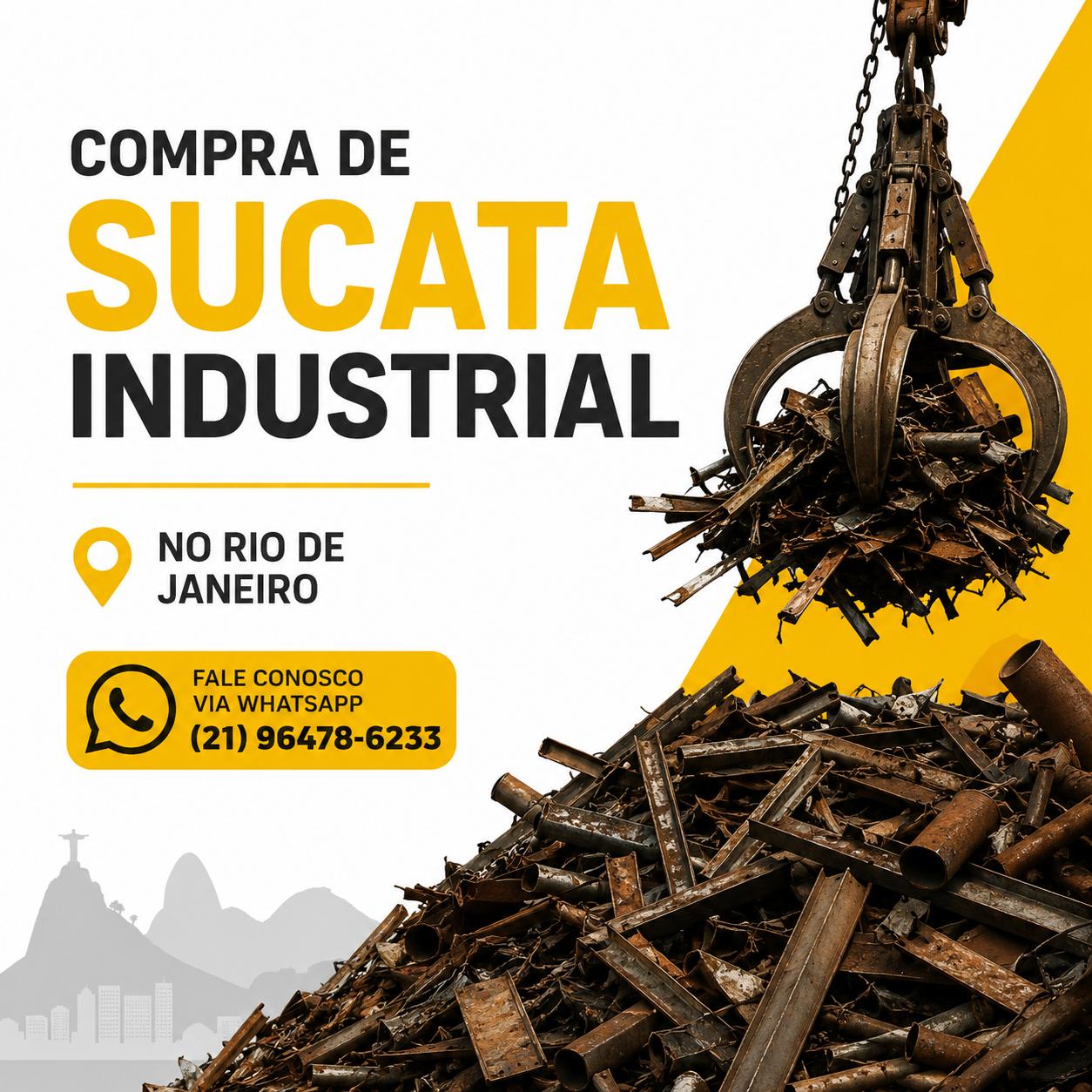 Compra de Sucata Industrial no Rio de Janeiro